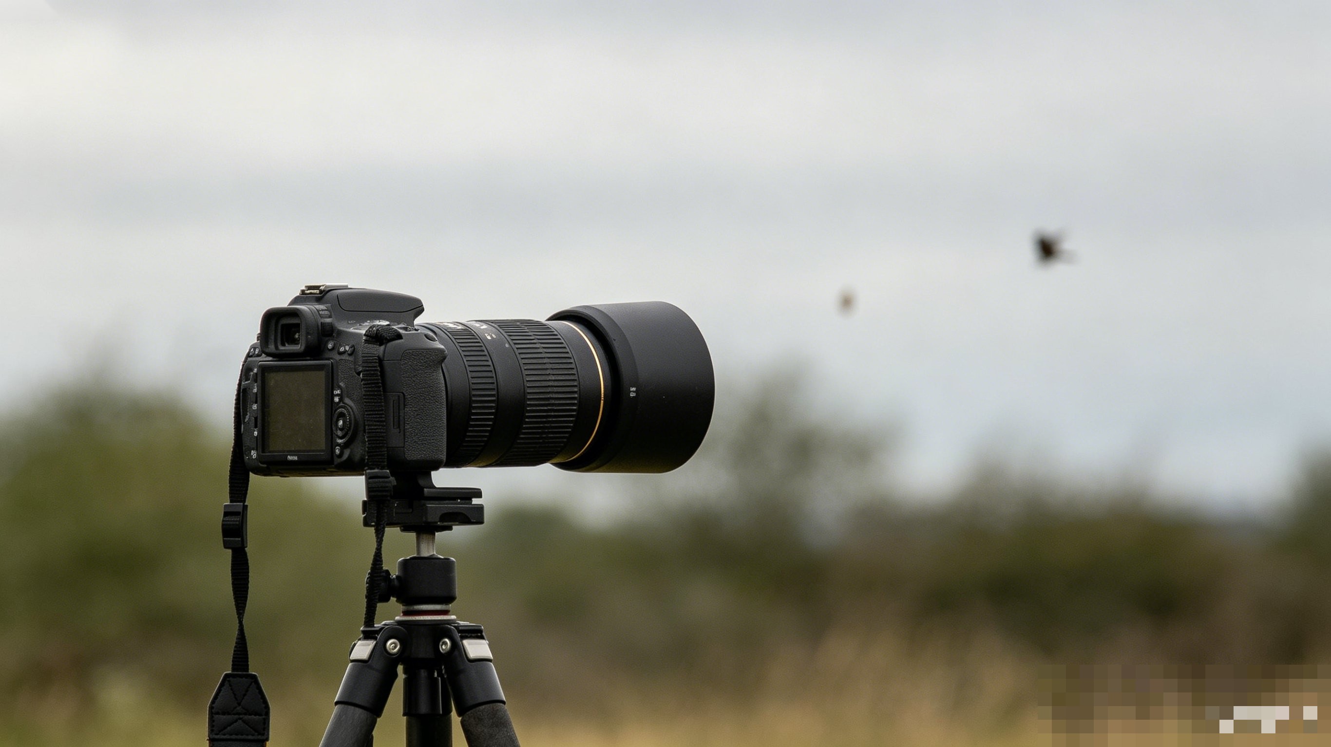 A wildlife photographer examining used camera gear before purchase, illustrating how to evaluate equipment to avoid beginner regret
