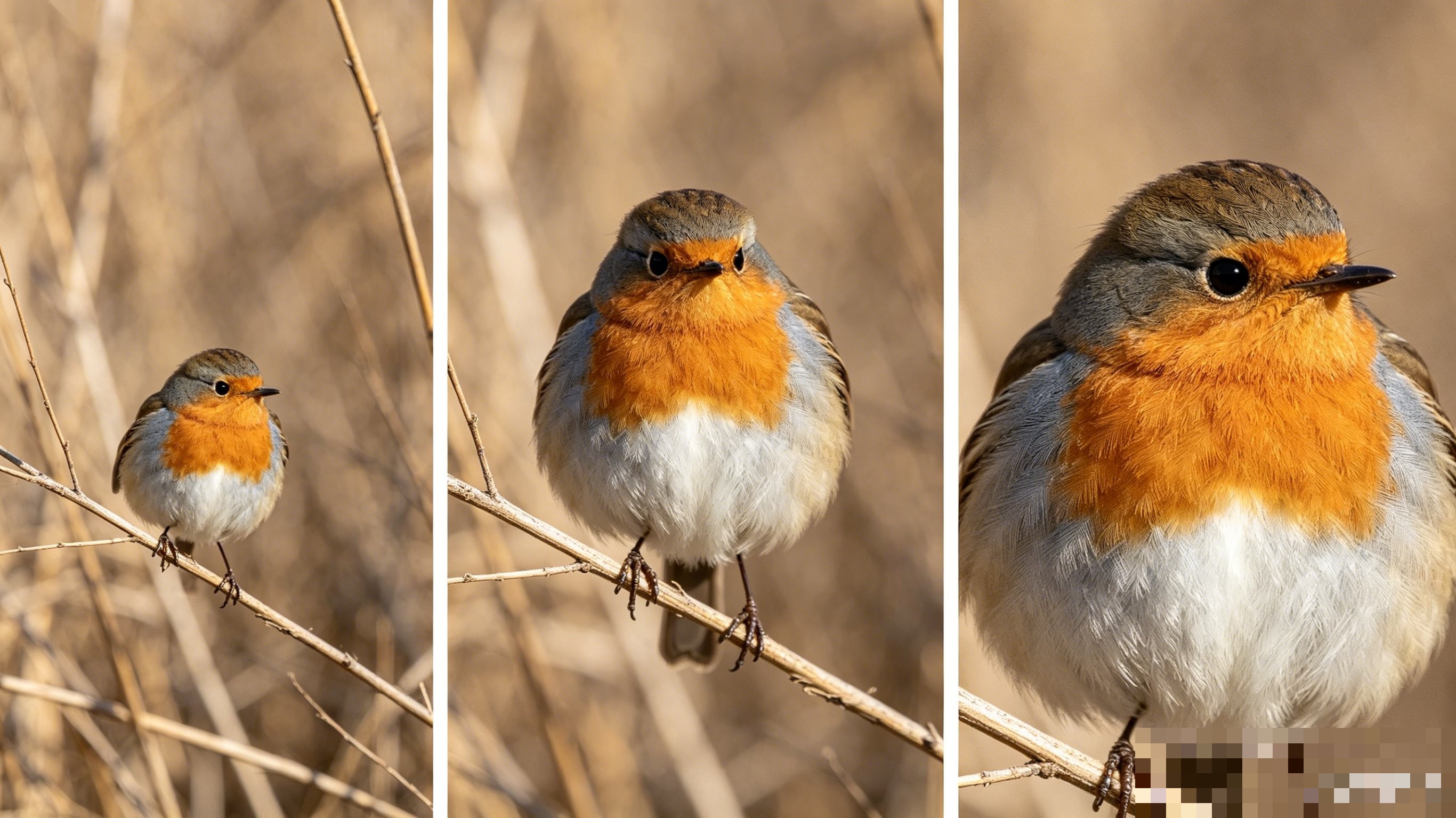 Focal length comparison showing how 300mm, 400mm, and 600mm telephoto lenses affect wildlife framing of the same subject